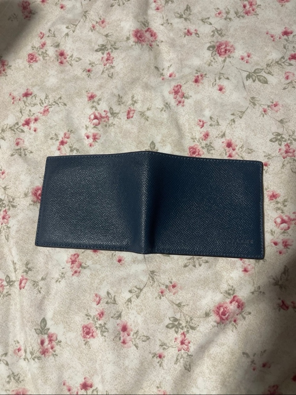 Vintage Bifold Blue COACH Wallets For Men never used - Picture 4 of 8